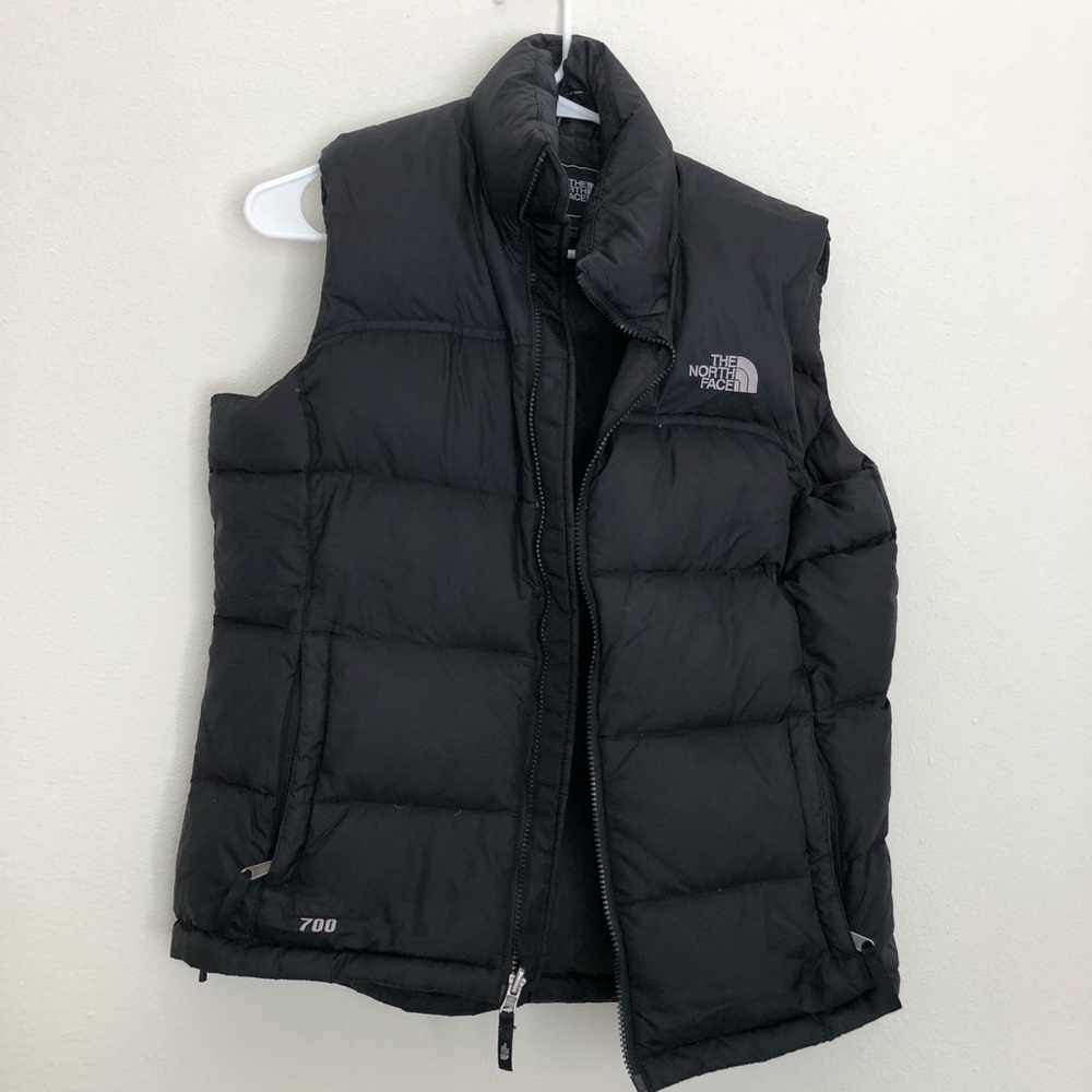 The North Face puffer vest worn medium